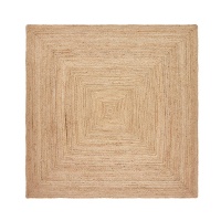 Ковер Квадратный из джута Hempy единый размер бежевый AM.PM  фото, kupilegko.ru